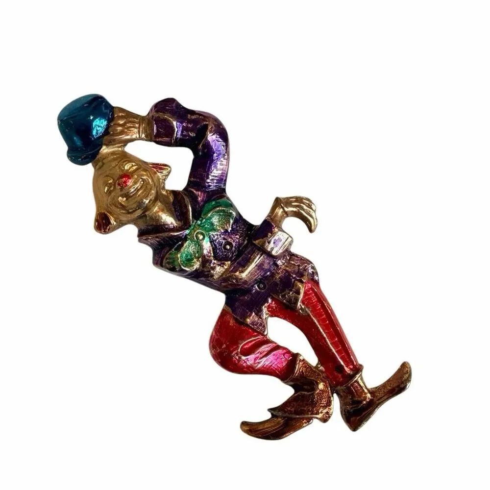 ELLE Vintage Clown Brooch
